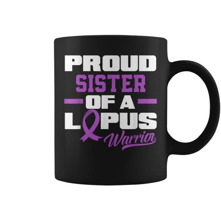 Proud Sister Of A Lupus Warrior Brother Lupus Awareness Coffee Mug
