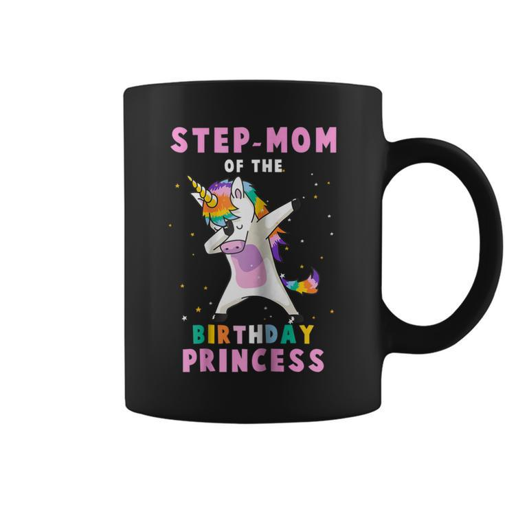 Proud Step-Mom Of A Birthday Unicorn Dab Girl  Coffee Mug