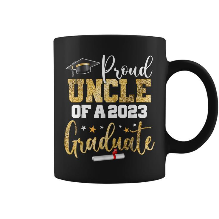 Proud Uncle Of A 2023 Graduate Class Senior Graduation Coffee Mug