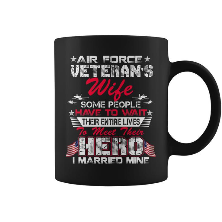 Proud Us Air Force Air Force Veterans Wife Coffee Mug