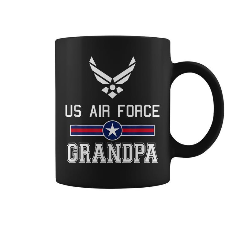 Proud Us Air Force Grandpa Military Pride Coffee Mug