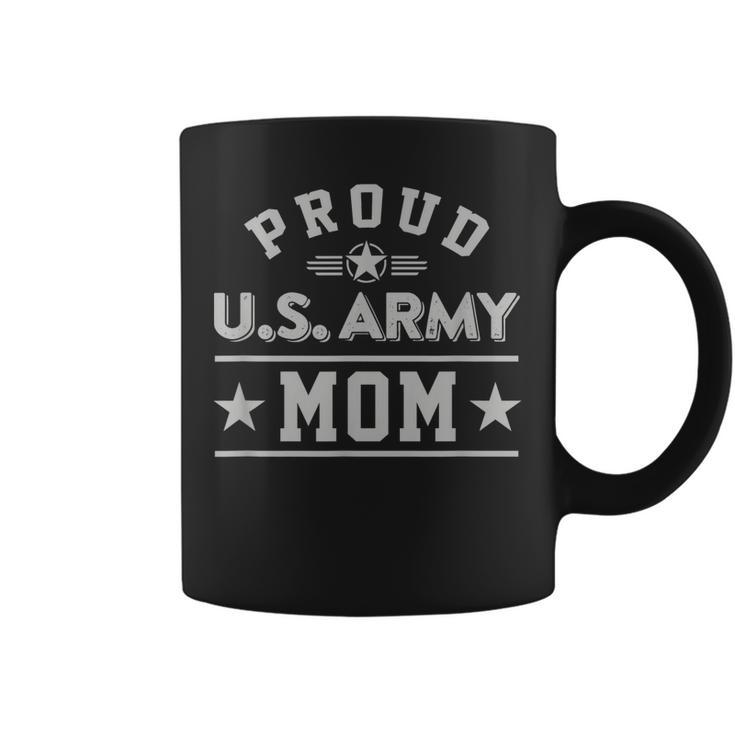Proud Us Army Mom Light Military Family Patriotism Coffee Mug