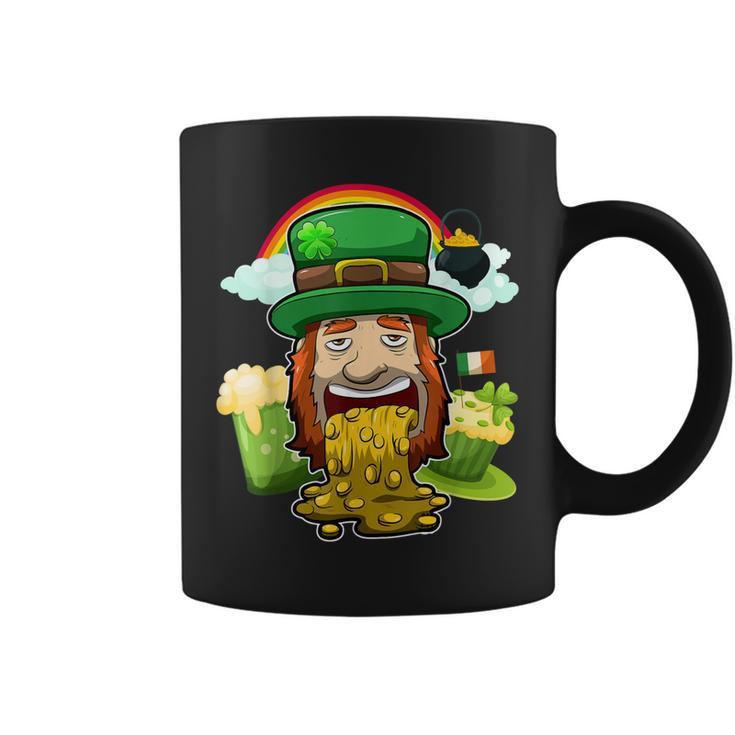Puking Leprechaun St Patricks Day Irish Drinking Party  Coffee Mug