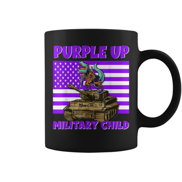 Purple Up Military Kids Month Of Military Child Trex Coffee Mug