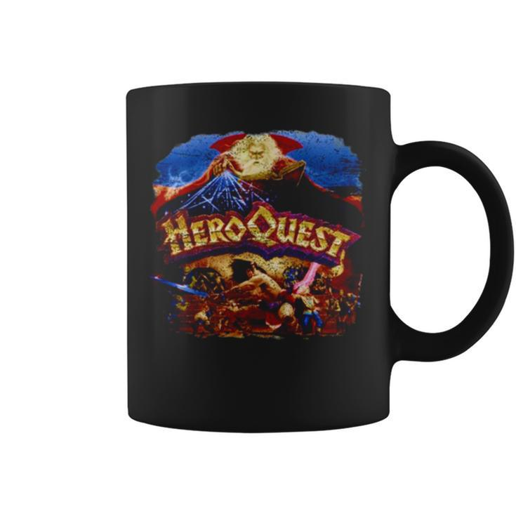 Quest Of Heroes Distressed Coffee Mug