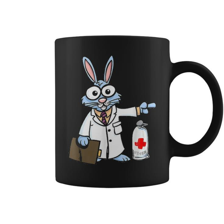 Rabbit Nurse Docter Medical Bunny Love Gift Happy Easter Day Coffee Mug