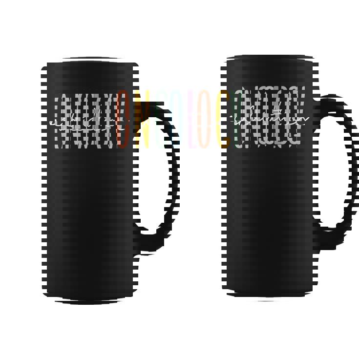 Rainbow Radiation Oncology Nurse Radiologic Technologist Coffee Mug