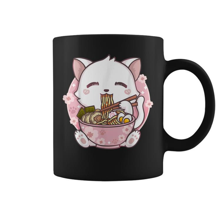 Ramen Cat Kawaii Anime  Coffee Mug