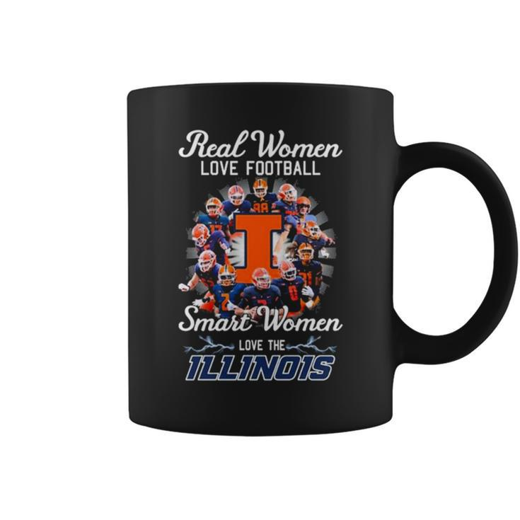 Real Women Love Basketball Teams Smart Women Love The Illinois Coffee Mug