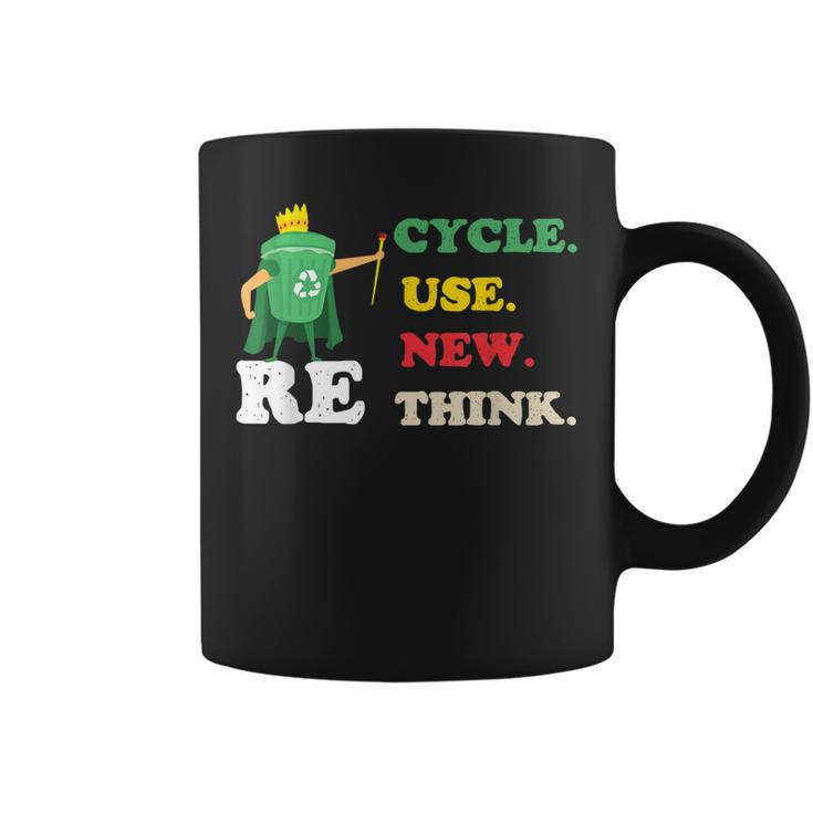 Recycle Reuse Renew Rethink Crisis Environmental Activism 23  Coffee Mug