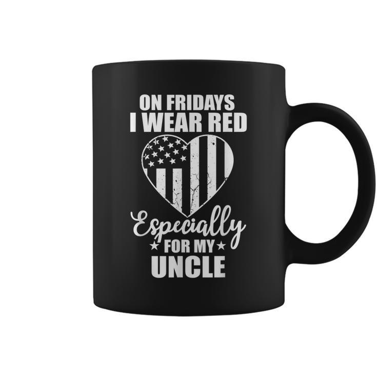 Red Friday For My Uncle Military Troops Deployed Wear Gift Coffee Mug