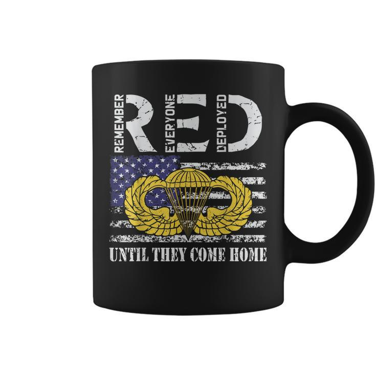 Red Friday Military Army Airborne Paratrooper Veteran Retro  Coffee Mug
