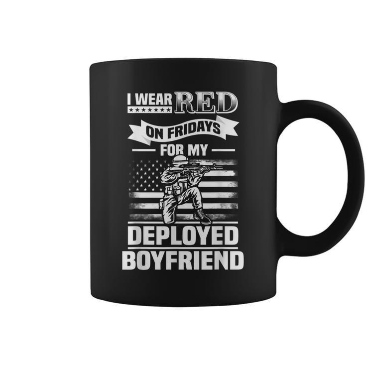 Red Friday Military  Girlfriend Deployed Patriotic  Coffee Mug