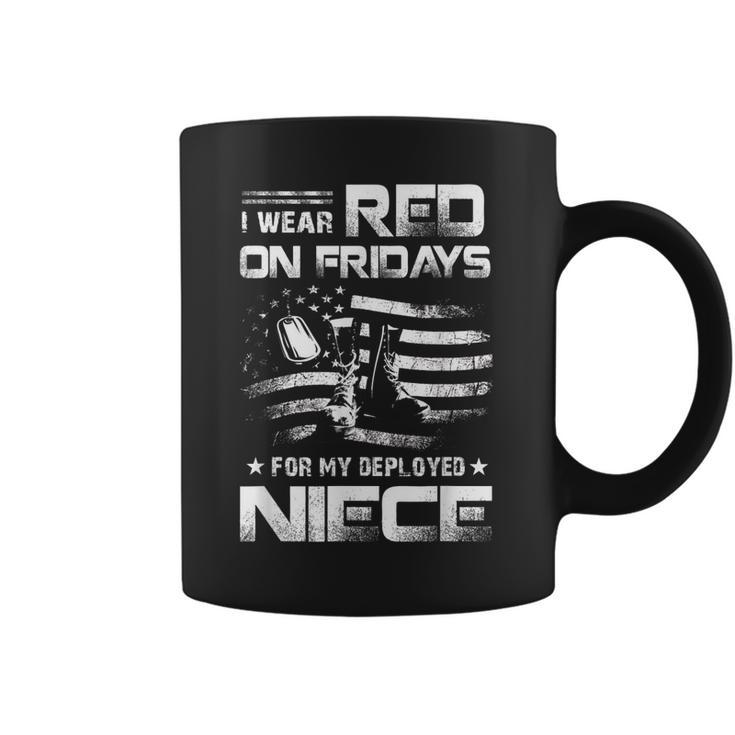 Red Friday Military Remember Everyone Deployed For My Niece Coffee Mug