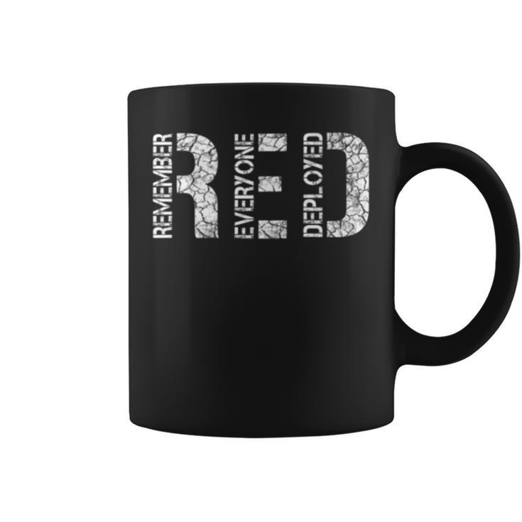 Red Friday Military Shirts Remember Everyone Deployed Shirt Coffee Mug