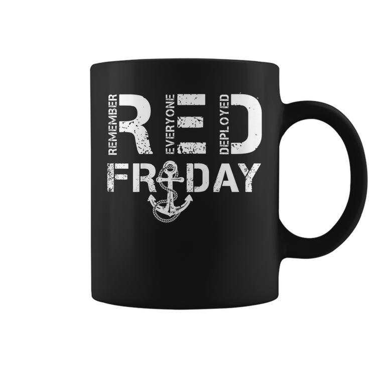 Red Friday Military Shirts Support Navy Soldiers T-Shirt  Coffee Mug