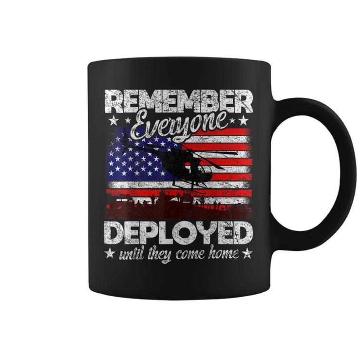 Red Friday Remember Everyone Deployed Army Us Flag Coffee Mug