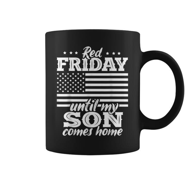 Red Fridays Remember Everyone Deployed Military Usa Flag Coffee Mug