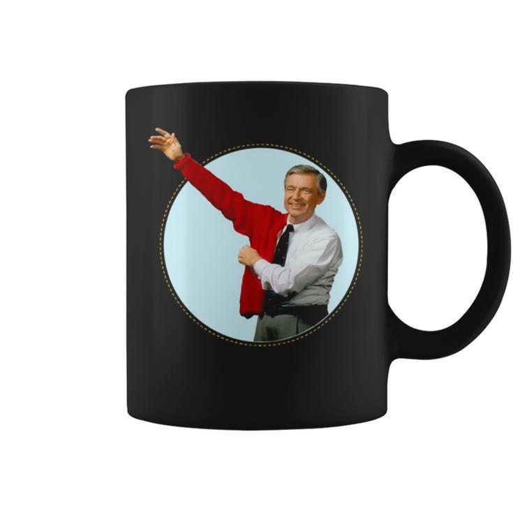 Red  Mister Rogers’ Neighborhood Coffee Mug