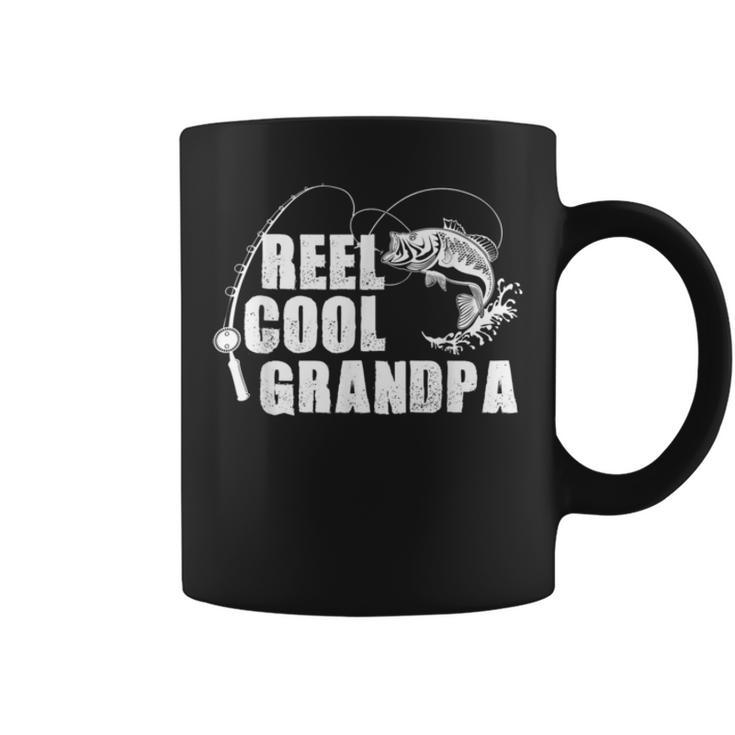 Reel Cool Grandpa Fishing Gifts  For Dad Or Grandpa Coffee Mug