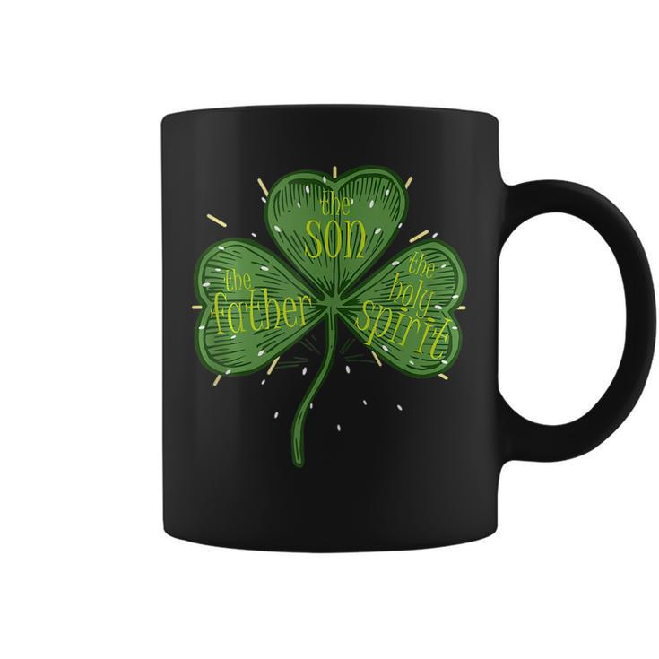 Religious Christian Catholic St Patricks Day Irish Shamrock  V3 Coffee Mug
