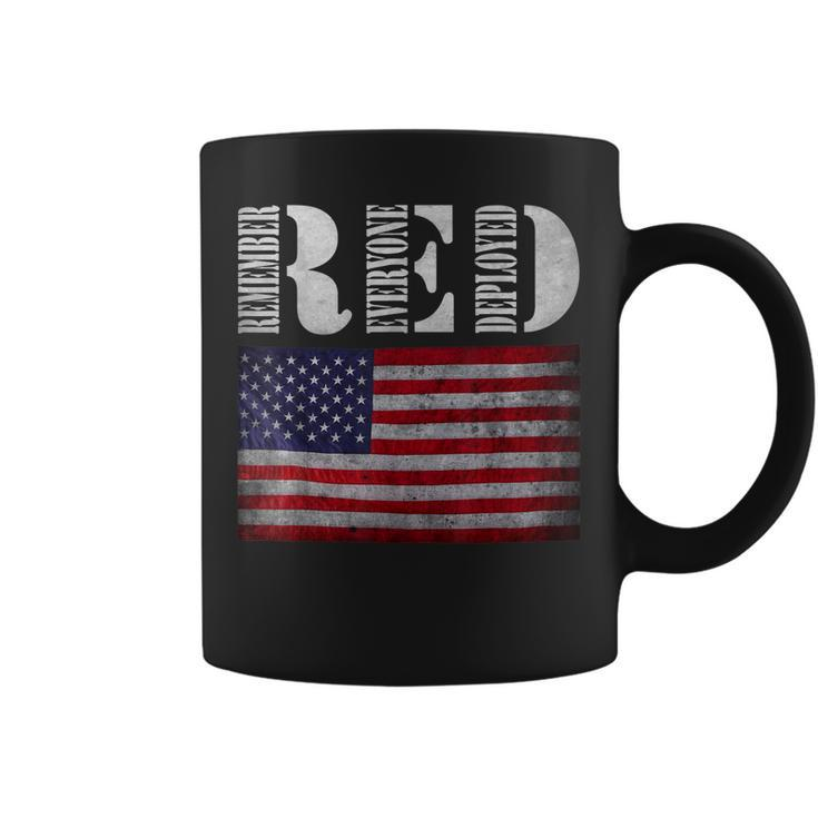 Remember Everyone Deployed Red Friday Us Military Support Coffee Mug
