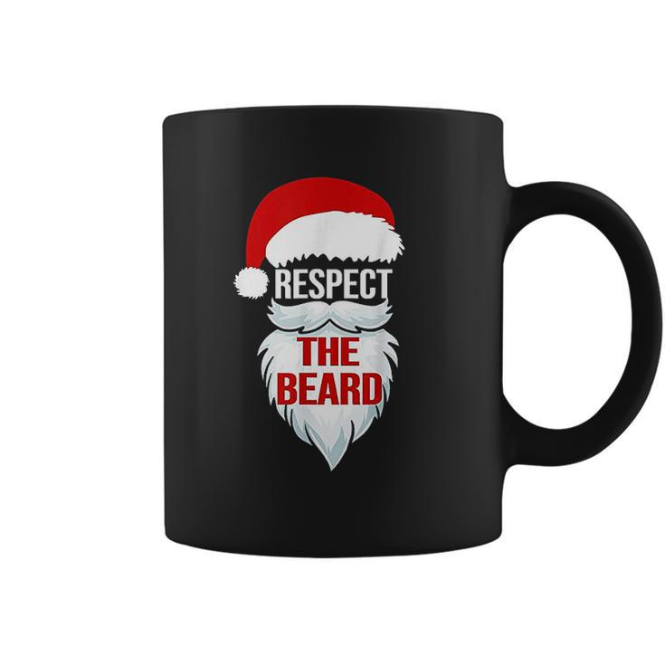 Respect The Beard Santa Claus Christmas Xmas Gifts Men Dad Coffee Mug
