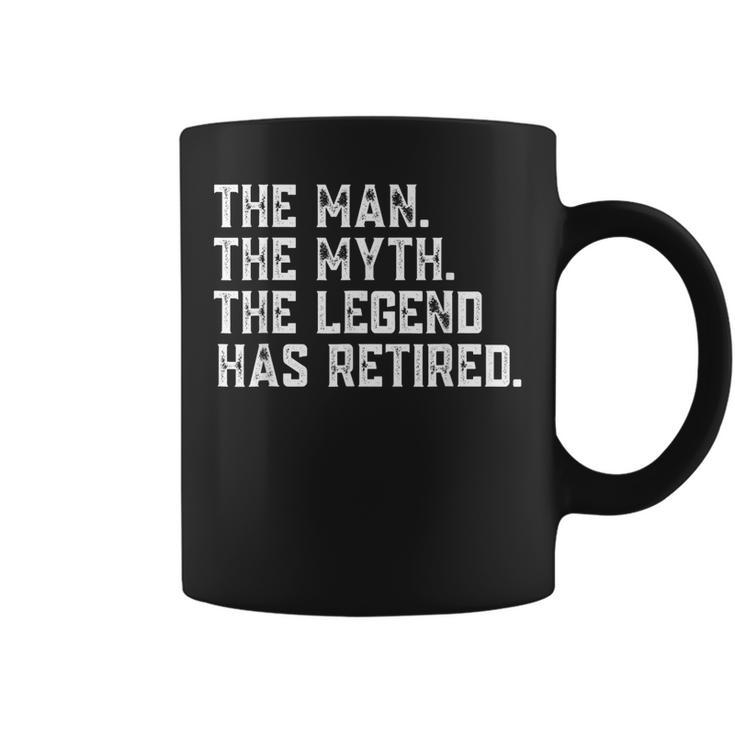 Retired 2023 The Man Myth Legend Has Retired Retirement Gift  Coffee Mug
