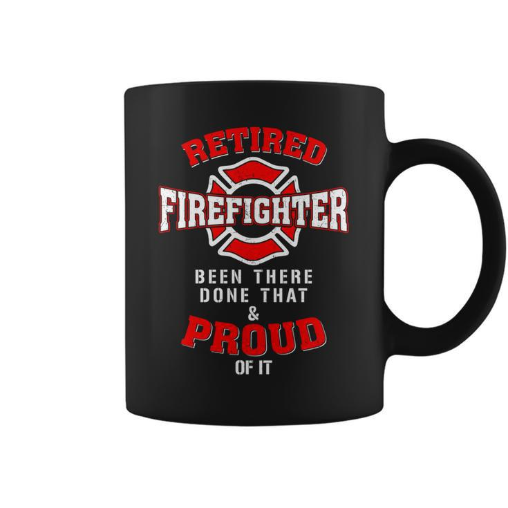 Retired Firefighter Fireman Fire Fighter Men Dad Papa   Coffee Mug