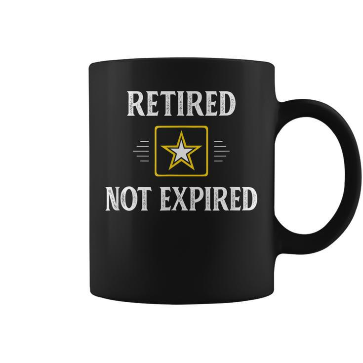 Retired Not Expired Military Army Vintage Style  Coffee Mug