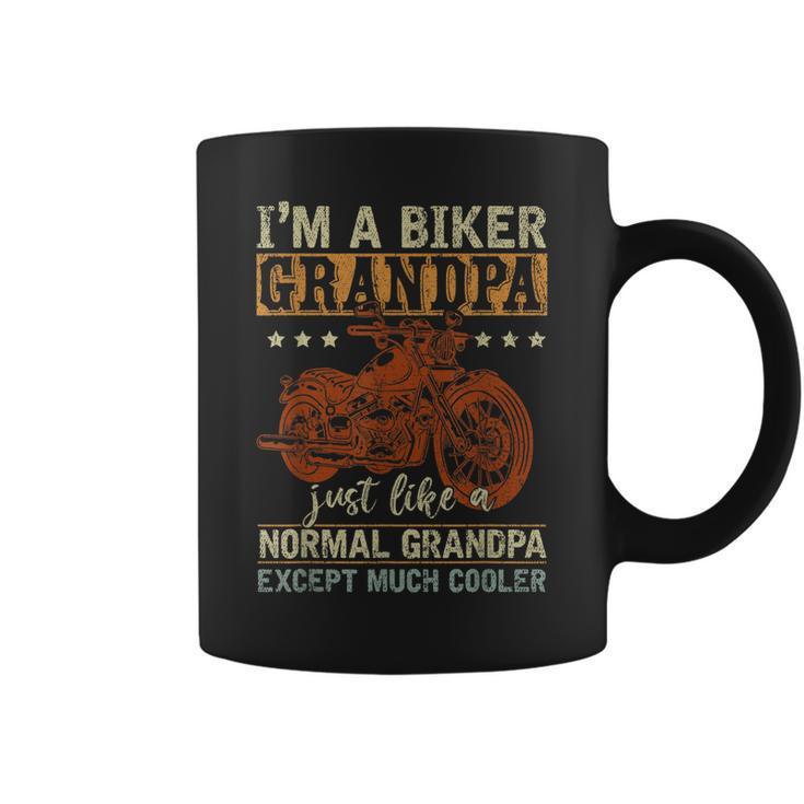 Retired Old Men Retirement Bike Riding Motorcycle Biker Coffee Mug