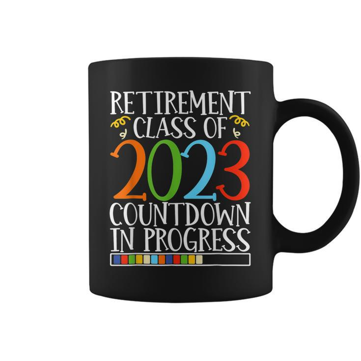 Retirement Class Of 2023 Countdown In Progress Retire  V2 Coffee Mug