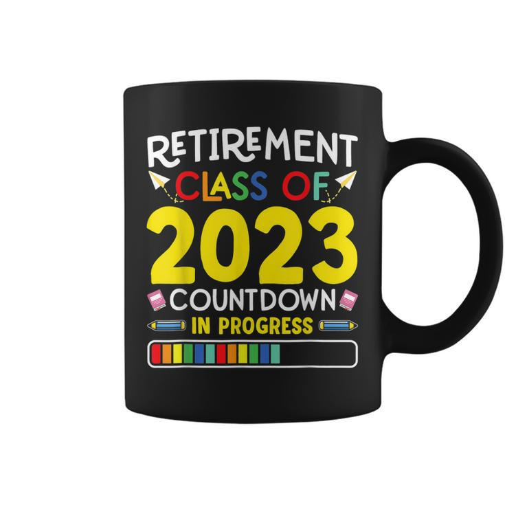 Retirement Class Of 2023 Countdown In Progress Teacher Gift  Coffee Mug
