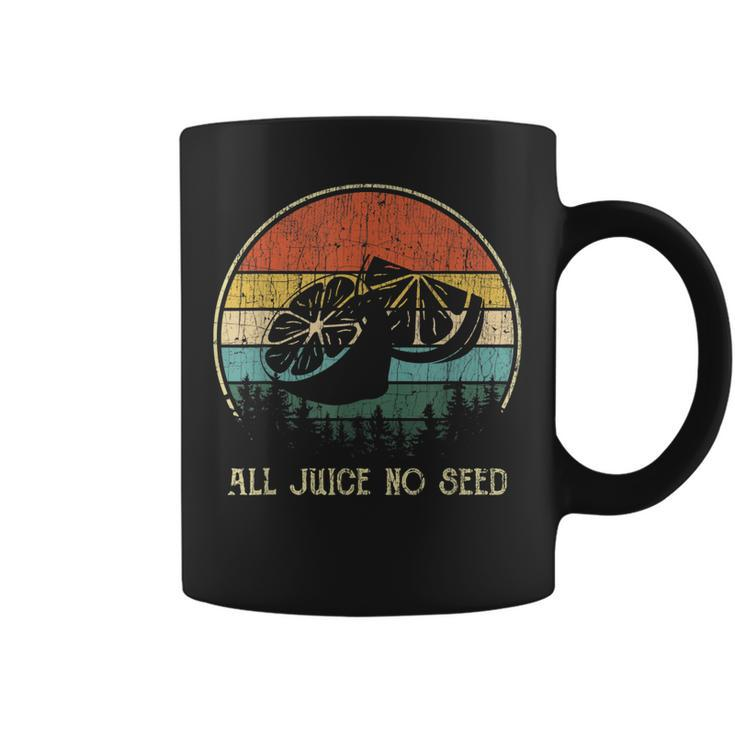 Retro 80S 90S Funny Vasectomy  - All Juice No Seed  Coffee Mug