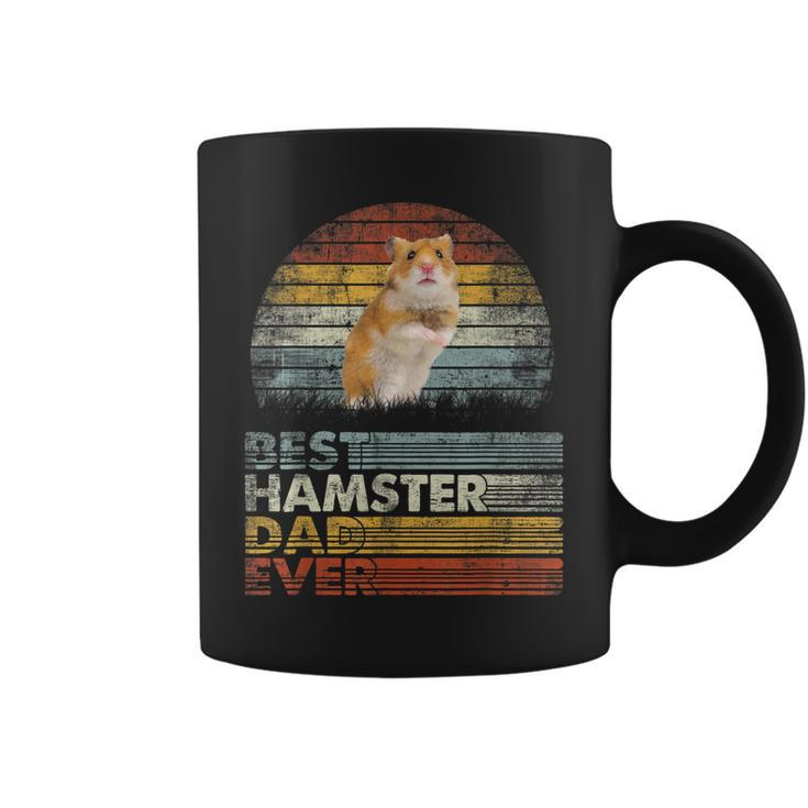 Retro Best Hamster Dad Ever Farm Pet Animals Lover  Coffee Mug