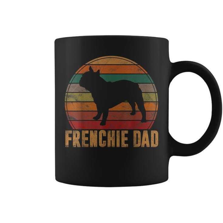 Retro French Bulldog Dad Gift Dog Owner Pet Frenchie Father  Coffee Mug