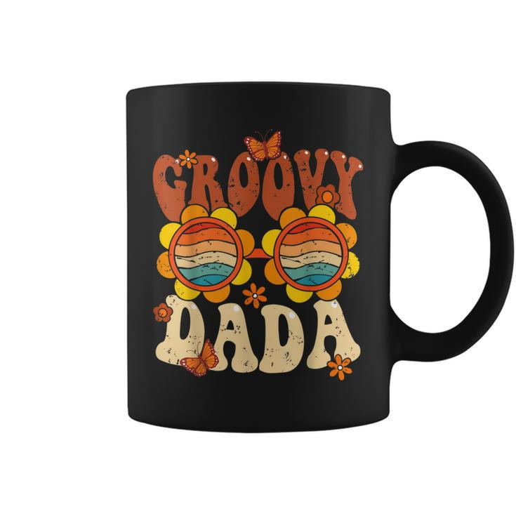 Retro Groovy Dada 70S Aesthetic 1970S Fathers Day  Coffee Mug