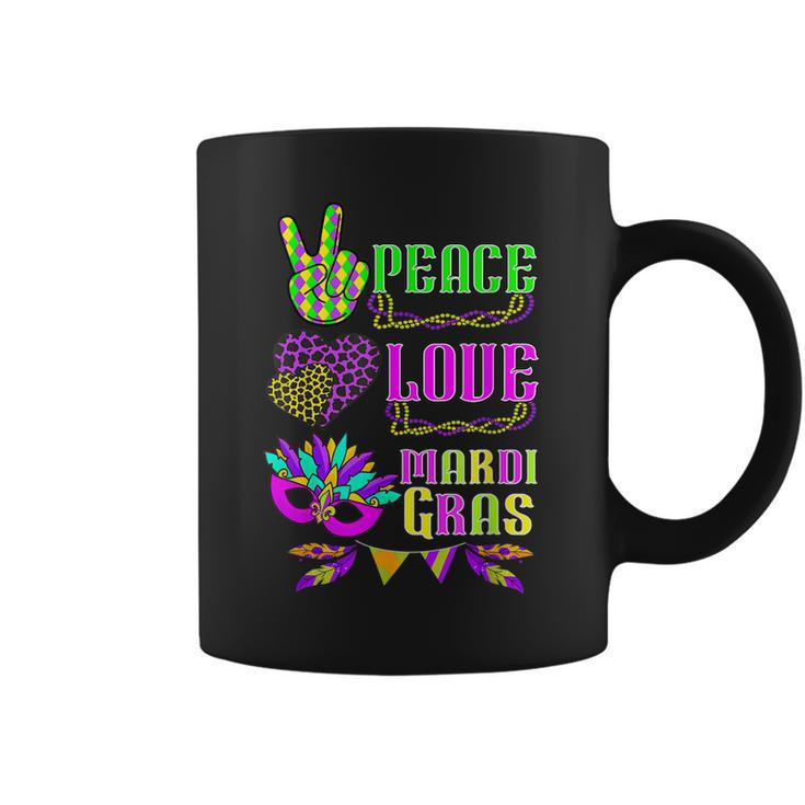 Retro Mardi Gras Love Mardi Gras Mardi Gras  Coffee Mug