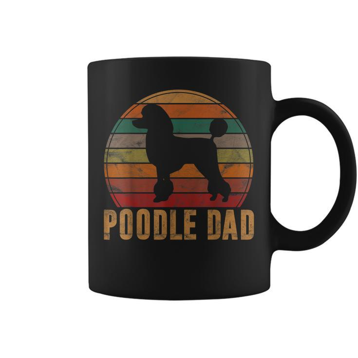 Retro Poodle Dad Dog Owner Pet Poodle Father  Coffee Mug