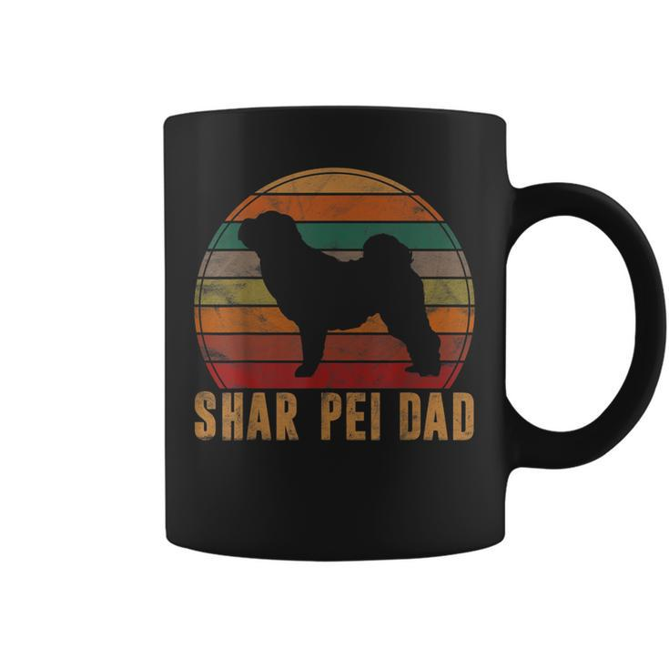 Retro Shar-Pei Dad Gift Sharpei Daddy Dog Owner Pet Father  Coffee Mug