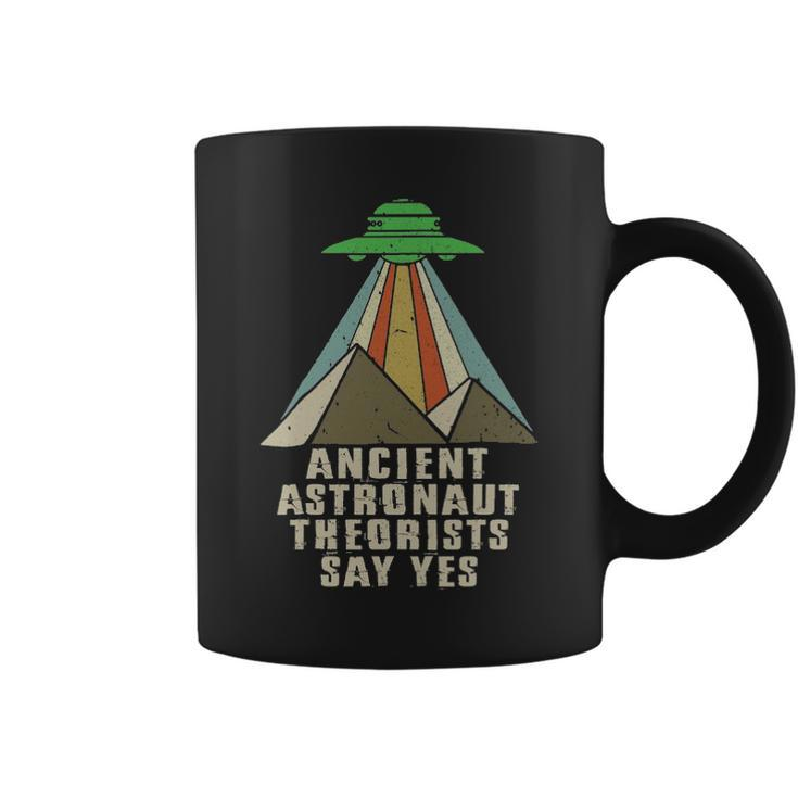 Retro Vintage Ancient Astronaut Theorists Say Yes T Coffee Mug
