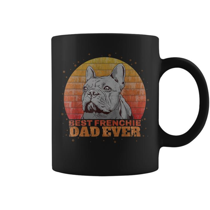 Retro Vintage Best Frenchie Dad Ever French Bulldog Dog Gift Coffee Mug