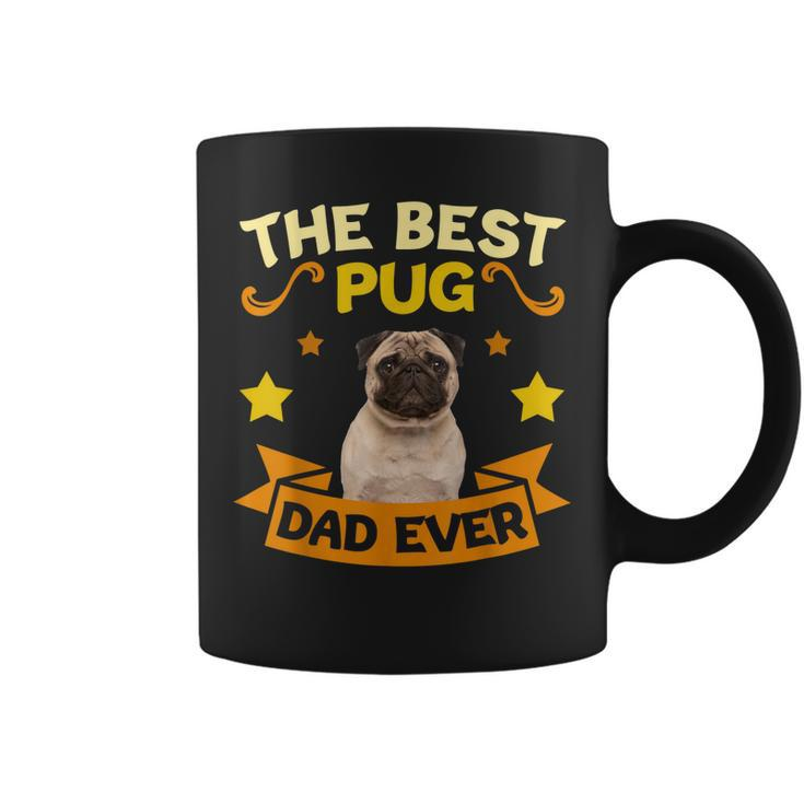 Retro Vintage Best Pug Dad Ever Fathers Day Gift Gift For Mens Coffee Mug