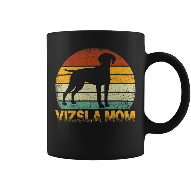 Retro Vizsla Mom Gift Dog Owner Mother Pet Mama Coffee Mug