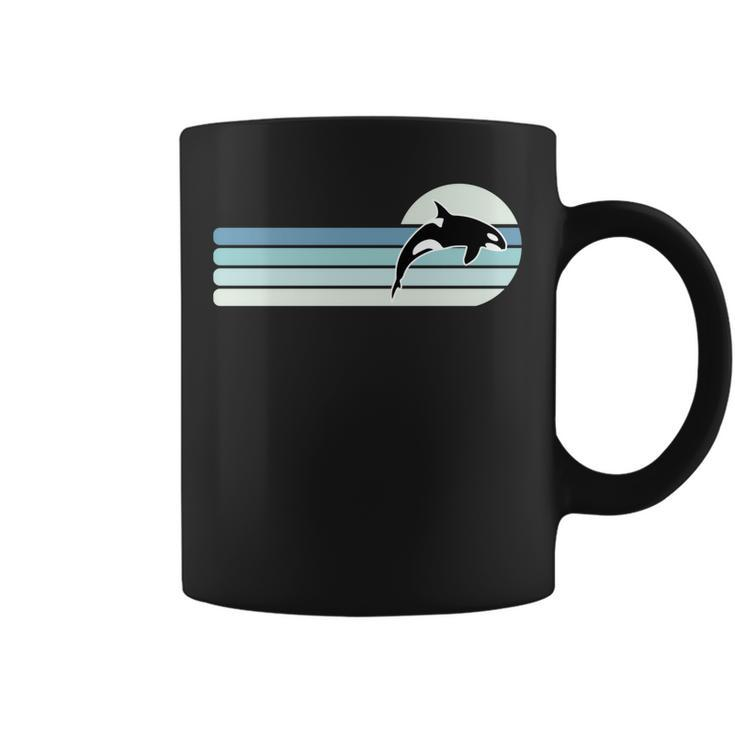 Retro Whale Orca   Coffee Mug