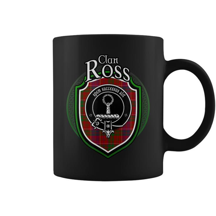 Ross Clan Crest | Scottish Clan Ross Family Crest Badge Coffee Mug