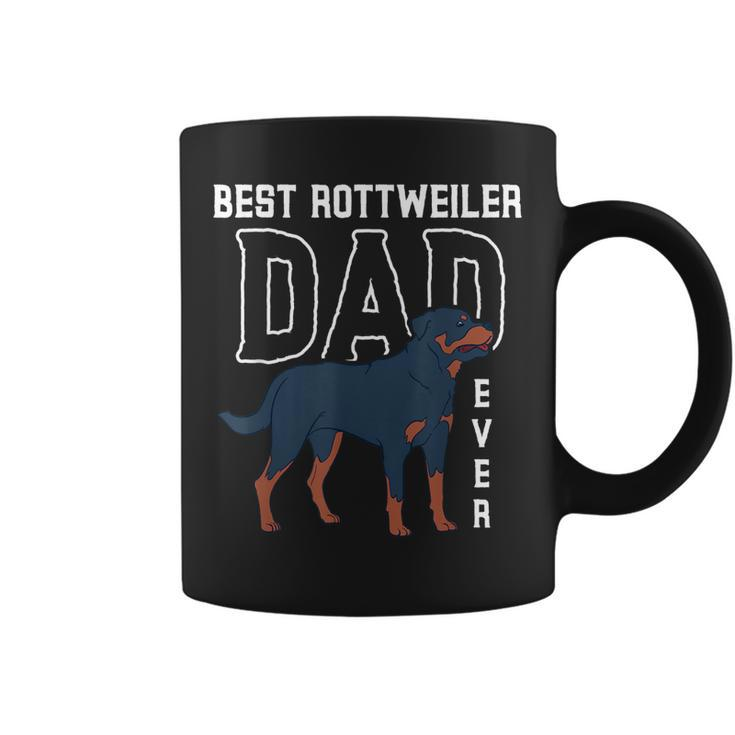 Rottie Owner Best Rottweiler Dad Ever Dog Rottweiler Coffee Mug