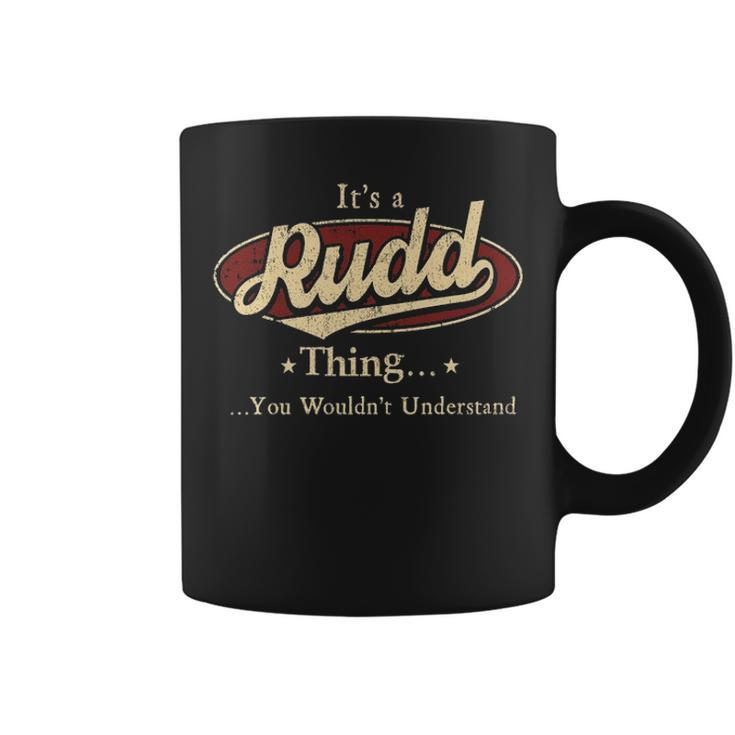 Rudd Shirt Personalized Name Gifts T Shirt Name Print T Shirts Shirts With Name Rudd Coffee Mug