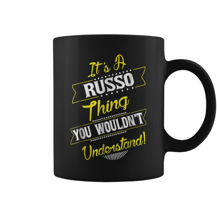 Russo Thing Family Name Reunion Surname TreeCoffee Mug