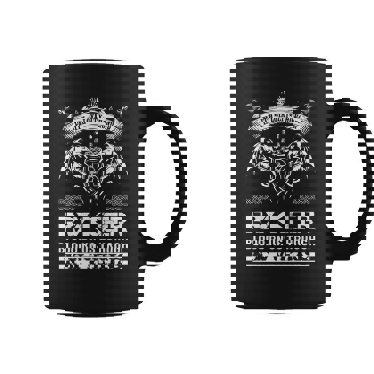 Ryker Blood Runs Through My Veins Coffee Mug